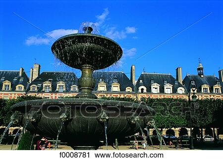 France, Paris, Vosges Square View Large Photo Image Stock Image - France, Paris, Vosges Square. Fotosearch