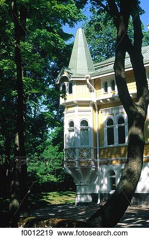 Finland, Helsinki, house in Kaivopuisto district View Large Photo Image Stock Photo - Finland, Helsinki, house in Kaivopuisto district. Fotosearch