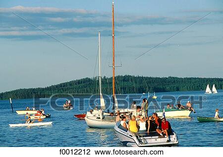 Stock Image - Finland, Kuopio, Rauhalahti resort. Fotosearch