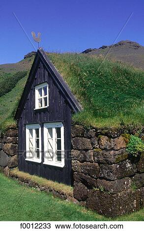 Iceland, Skogar, country houses View Large Photo Image Stock Image - Iceland, Skogar, country houses. Fotosearch