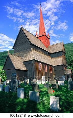 Norway, Gudbrandsdal valley, Ringebu stavkirke View Large Photo Image Stock Photo - Norway, Gudbrandsdal valley, Ringebu stavkirke. Fotosearch