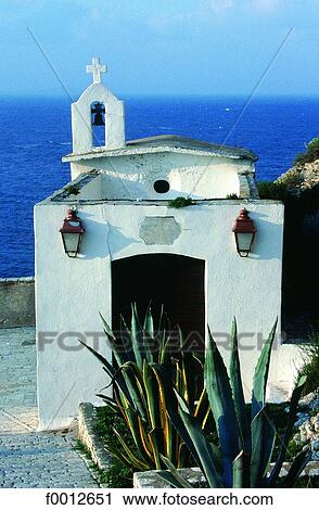 Corsica, Bonifacio, the citadel entrance, white chapel against blue sea View Large Photo Image Stock Image - Corsica, Bonifacio, the citadel entrance, white chapel against blue sea. Fotosearch