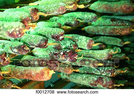 Stock Photo - Corsica, Castigniccia, Piedicroce, local charcuterie plate. Fotosearch