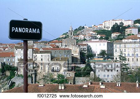 Corsica, Sartene, the old city View Large Photo Image Stock Photography - Corsica, Sartene, the old city. Fotosearch