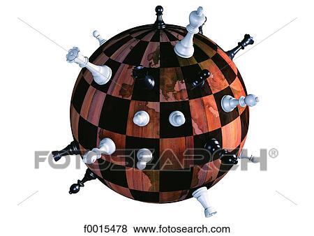 Chess globe View Large Photo Image Stock Photo - Chess globe. Fotosearch
