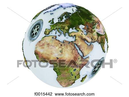 Globe: dryness, Europe and Africa View Large Photo Image Stock Image - Globe: dryness, Europe and Africa. Fotosearch