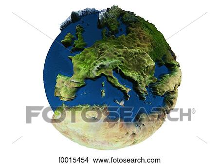 Globe: oversized Europe View Large Photo Image Picture - Globe: oversized Europe. Fotosearch