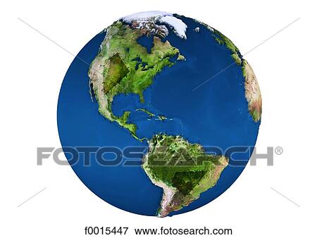Globe: repaired Americas View Large Photo Image Stock Photo - Globe: repaired Americas. Fotosearch