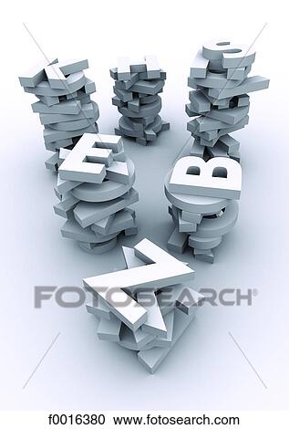Typography: 3D alphabet View Large Photo Image Stock Image - Typography: 3D alphabet. Fotosearch