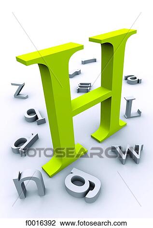 Stock Image - Typography: 3D alphabet. Fotosearch