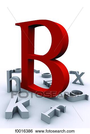 Stock Photograph - Typography: 3D alphabet. Fotosearch