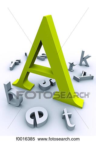 Typography: 3D alphabet View Large Photo Image Stock Photography - Typography: 3D alphabet. Fotosearch