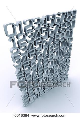 Typography: 3D numerals View Large Photo Image Picture - Typography: 3D numerals. Fotosearch