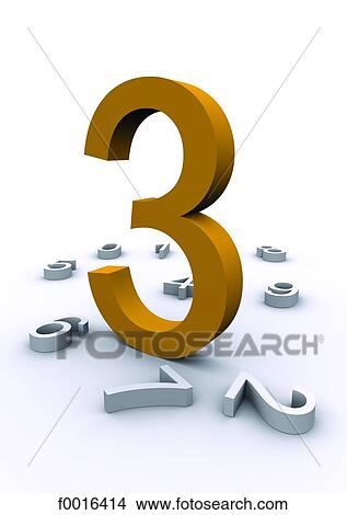 Typography: 3D numerals View Large Photo Image Picture - Typography: 3D numerals. Fotosearch