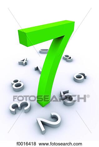Stock Photo - Typography: 3D numerals. Fotosearch
