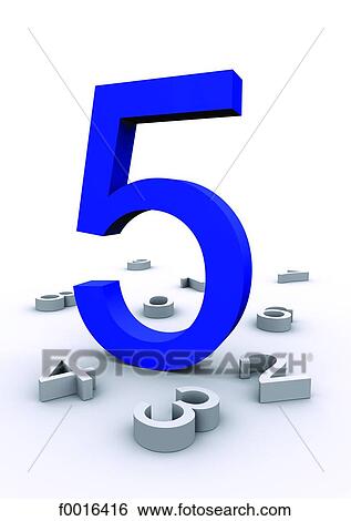Stock Photograph - Typography: 3D numerals. Fotosearch