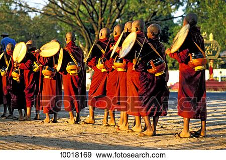 Myanmar, bonzes View Large Photo Image Stock Photo - Myanmar, bonzes. Fotosearch