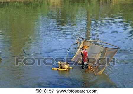 Myanmar, fishing View Large Photo Image Stock Photo - Myanmar, fishing. Fotosearch