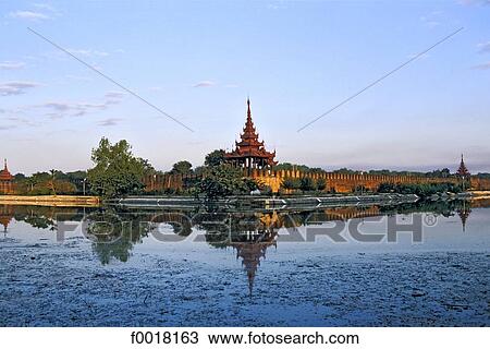 Myanmar, Mandalay, Royal palace ramparts View Large Photo Image Stock Image - Myanmar, Mandalay, Royal palace ramparts. Fotosearch