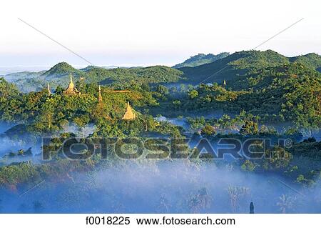 Myanmar, Rakhine state, Mrauk U View Large Photo Image Stock Photography - Myanmar, Rakhine state, Mrauk U. Fotosearch
