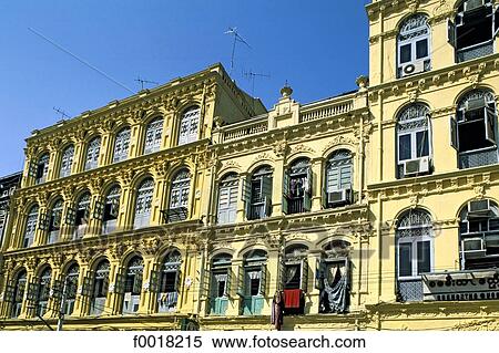 Myanmar, Rangoon, downtown View Large Photo Image Stock Photography - Myanmar, Rangoon, downtown. Fotosearch