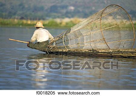 Myanmar, Shan state, Inle lake, fishing View Large Photo Image Stock Photography - Myanmar, Shan state, Inle lake, fishing. Fotosearch