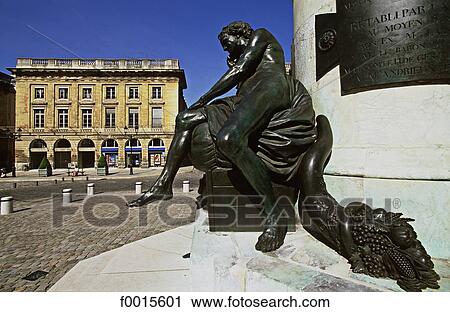 Stock Image - France, Champagne region, Reims, Louis XVI square. Fotosearch