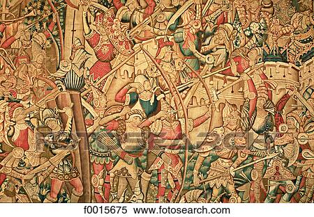 France, Champagne region, Reims, palais du Tau museum, tapestry (XVIth century) View Large Photo Image Stock Photography - France, Champagne region, Reims, palais du Tau museum, tapestry (XVIth century). Fotosearch
