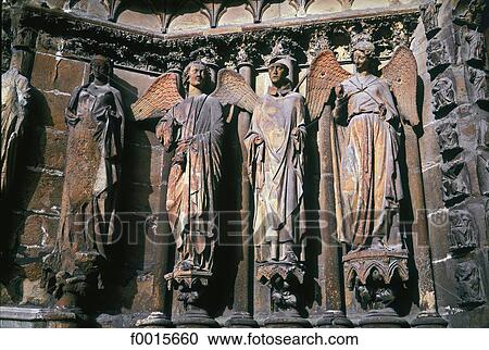 France, Champagne region, Reims, sculptures of the Gothic cathedral, famous smiling angel View Large Photo Image Stock Image - France, Champagne region, Reims, sculptures of the Gothic cathedral, famous smiling angel. Fotosearch