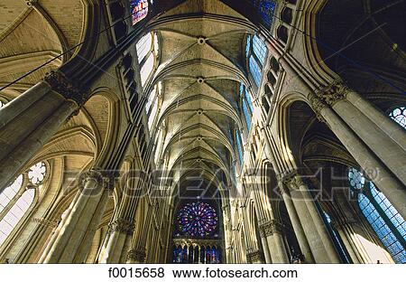 France, Champagne region, Reims, cathedral, Gothic vaults View Large Photo Image Stock Photo - France, Champagne region, Reims, cathedral, Gothic vaults. Fotosearch