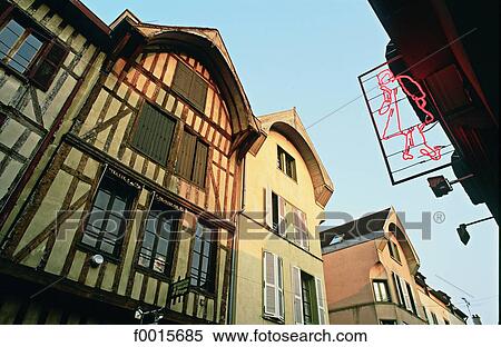 France, Champagne region, Troyes, medieval houses View Large Photo Image Stock Photography - France, Champagne region, Troyes, medieval houses. Fotosearch