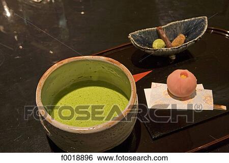 Japan, Tokyo, green tea View Large Photo Image Stock Photograph - Japan, Tokyo, green tea. Fotosearch