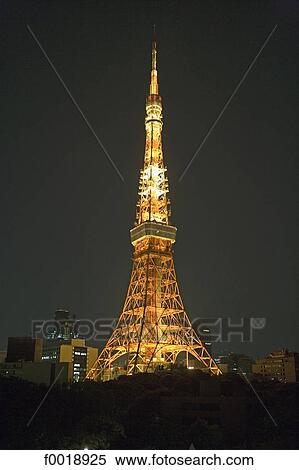 Stock Photography - Japan, Tokyo, Tokyo tower. Fotosearch