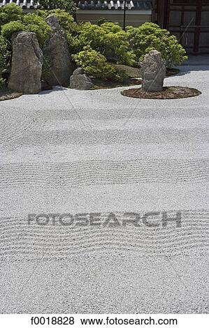 Japan, Kyoto, Kenninji temple, zen garden View Large Photo Image Stock Photo - Japan, Kyoto, Kenninji temple, zen garden. Fotosearch