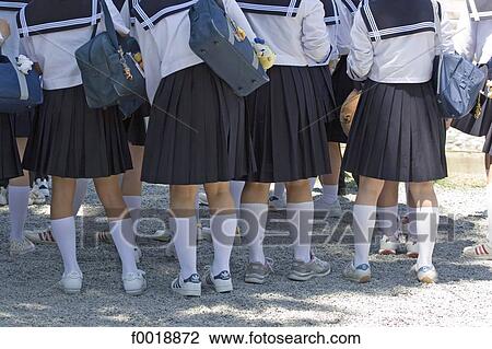 Japan, Kyoto, school girls View Large Photo Image Stock Image - Japan, Kyoto, school girls. Fotosearch