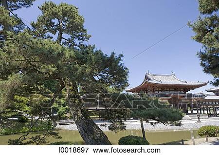 Japan, Kyoto, Uji, Biyodo-in temple View Large Photo Image Stock Photo - Japan, Kyoto, Uji, Biyodo-in temple. Fotosearch