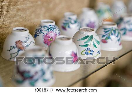 Stock Photo - Japan, Kyoto, Uji, tea shop selling. Fotosearch