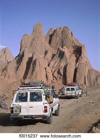 Algeria, Hoggar, Atakor mountains, rally View Large Photo Image Stock Photo - Algeria, Hoggar, Atakor mountains, rally. Fotosearch