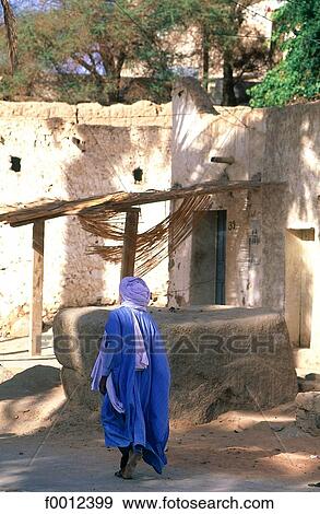 Stock Photo - Algeria, Tassili n'Ajjer, Djanet, Tuareg. Fotosearch