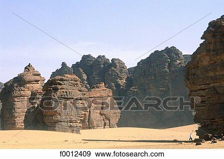 Algeria, Tassili n'Ajjer, rocky desert View Large Photo Image Stock Photo - Algeria, Tassili n'Ajjer, rocky desert. Fotosearch