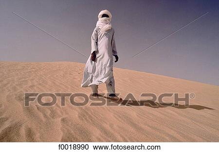 Stock Image - Algeria, Tassili n'Ajjer, Tuareg. Fotosearch