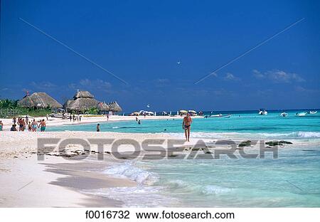 Mexico, Carmen beach View Large Photo Image Stock Image - Mexico, Carmen beach. Fotosearch