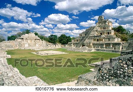 Stock Photograph - Mexico, Chiapas, Edzna. Fotosearch