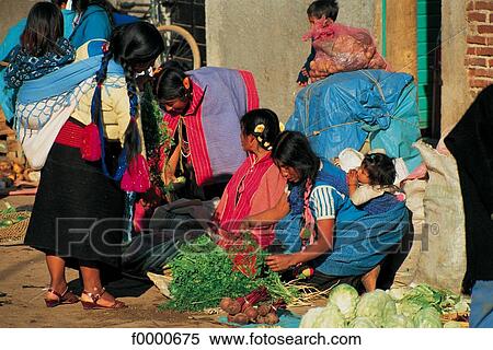 Stock Photography - Mexico, Chiapas, San Cristobal de las casas, market. Fotosearch