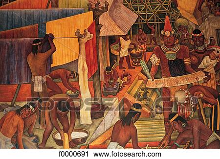 Mexico, Mexico city, Palacio nacional, fresco by Diego Rivera View Large Photo Image Stock Image - Mexico, Mexico city, Palacio nacional, fresco by Diego Rivera. Fotosearch