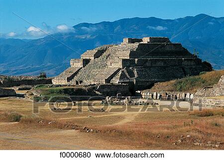 Stock Image - Mexico, Oaxaca, Monte Alban. Fotosearch