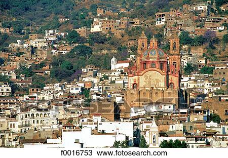 Stock Image - Mexico, Taxco, general view. Fotosearch