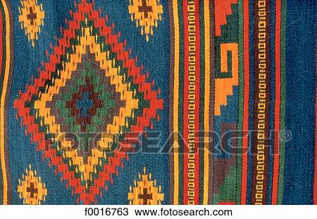 Stock Image - Mexico, traditional carpet. Fotosearch