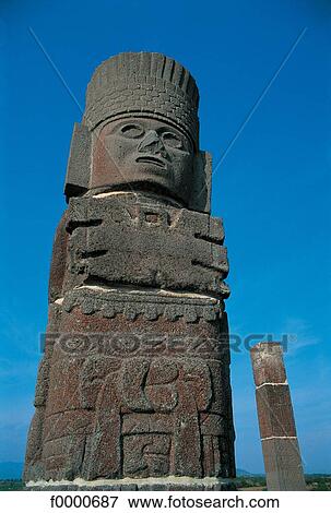 Stock Photo - Mexico, Tula, Atlanteans. Fotosearch