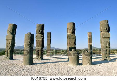 Mexico, Tula, Atlanteans View Large Photo Image Stock Photography - Mexico, Tula, Atlanteans. Fotosearch